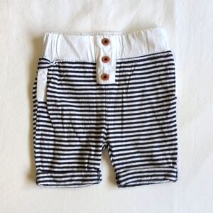 dopo dopo nautical inspired striped cotton shorts 6-9 months baby boy